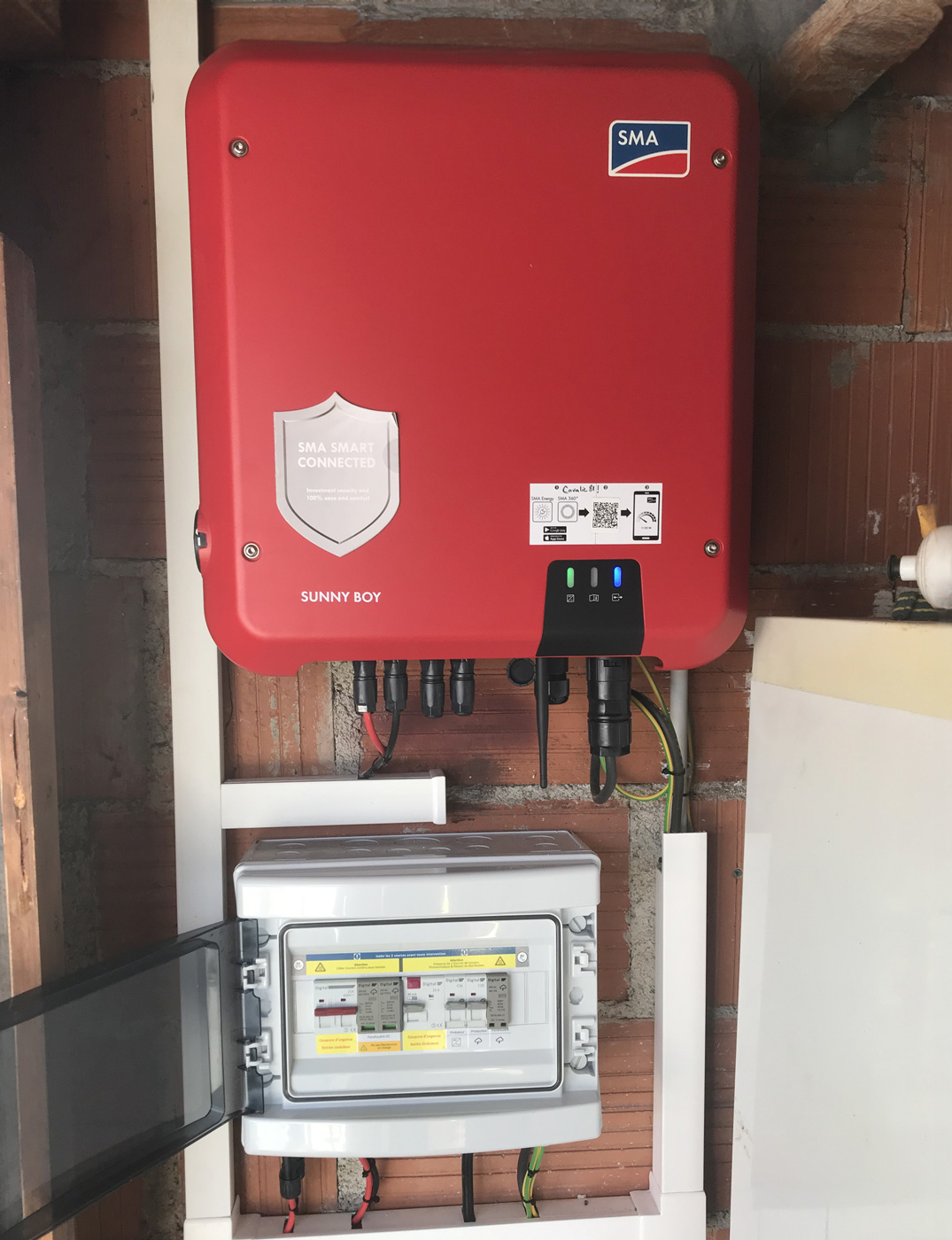 Installation photovoltaique SMA Albi onduleur